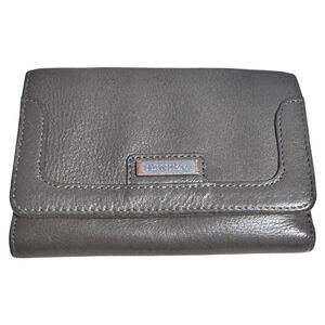 Danier brown genuine‎ leather wallet 6" x 4"